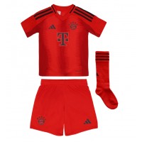 Camisa de Futebol Bayern Munich Harry Kane #9 Equipamento Principal Infantil 2024-25 Manga Curta (+ Calças curtas)